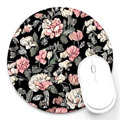 Choice Watercolor Flowers Round Mousepad by GardenOfOphir