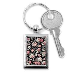 Choice Watercolor Flowers Key Chain (rectangle) by GardenOfOphir