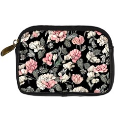 Choice Watercolor Flowers Digital Camera Leather Case by GardenOfOphir