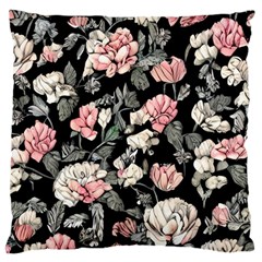 Choice Watercolor Flowers Large Cushion Case (two Sides) by GardenOfOphir