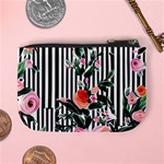 Classic watercolor flowers Mini Coin Purse Back