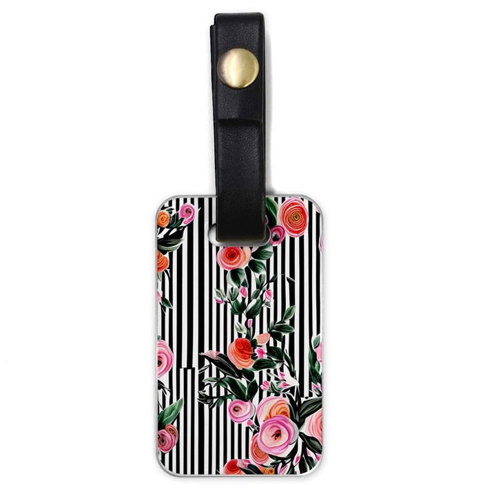 Classic watercolor flowers Luggage Tag (one side)