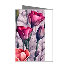 Color-infused Watercolor Flowers Mini Greeting Cards (pkg Of 8) by GardenOfOphir