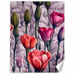 Color-infused Watercolor Flowers Canvas 36  X 48  by GardenOfOphir