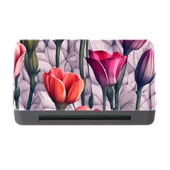 Color-infused Watercolor Flowers Memory Card Reader With Cf by GardenOfOphir