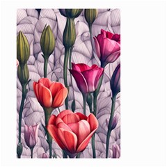 Color-infused Watercolor Flowers Small Garden Flag (two Sides) by GardenOfOphir