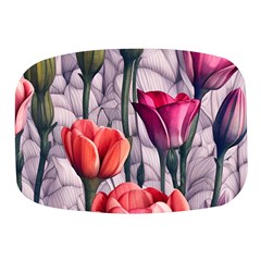 Color-infused Watercolor Flowers Mini Square Pill Box by GardenOfOphir