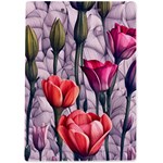 Color-infused watercolor flowers A4 Acrylic Clipboard Back