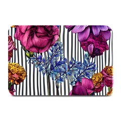 Dazzling Watercolor Flowers Plate Mats by GardenOfOphir