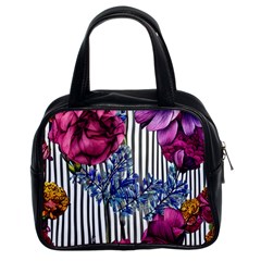 Dazzling Watercolor Flowers Classic Handbag (two Sides) by GardenOfOphir