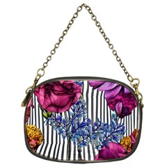 Dazzling Watercolor Flowers Chain Purse (two Sides) by GardenOfOphir