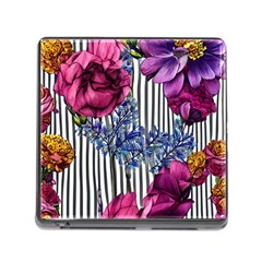 Dazzling Watercolor Flowers Memory Card Reader (square 5 Slot) by GardenOfOphir