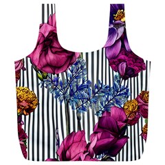 Dazzling Watercolor Flowers Full Print Recycle Bag (xl) by GardenOfOphir