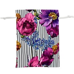 Dazzling Watercolor Flowers Lightweight Drawstring Pouch (xl) by GardenOfOphir