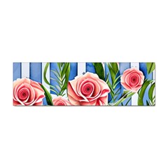 Chic Watercolor Flowers Sticker (bumper) by GardenOfOphir