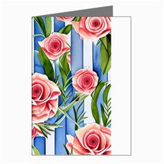 Chic Watercolor Flowers Greeting Cards (pkg Of 8) by GardenOfOphir