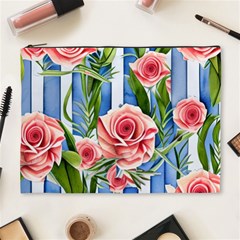 Chic watercolor flowers Cosmetic Bag (XL)