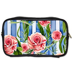 Chic Watercolor Flowers Toiletries Bag (two Sides) by GardenOfOphir