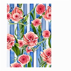 Chic Watercolor Flowers Small Garden Flag (two Sides) by GardenOfOphir