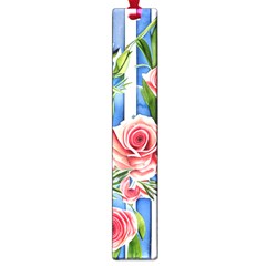 Chic Watercolor Flowers Large Book Marks by GardenOfOphir