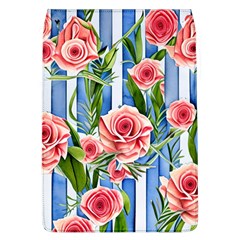 Chic watercolor flowers Removable Flap Cover (L)