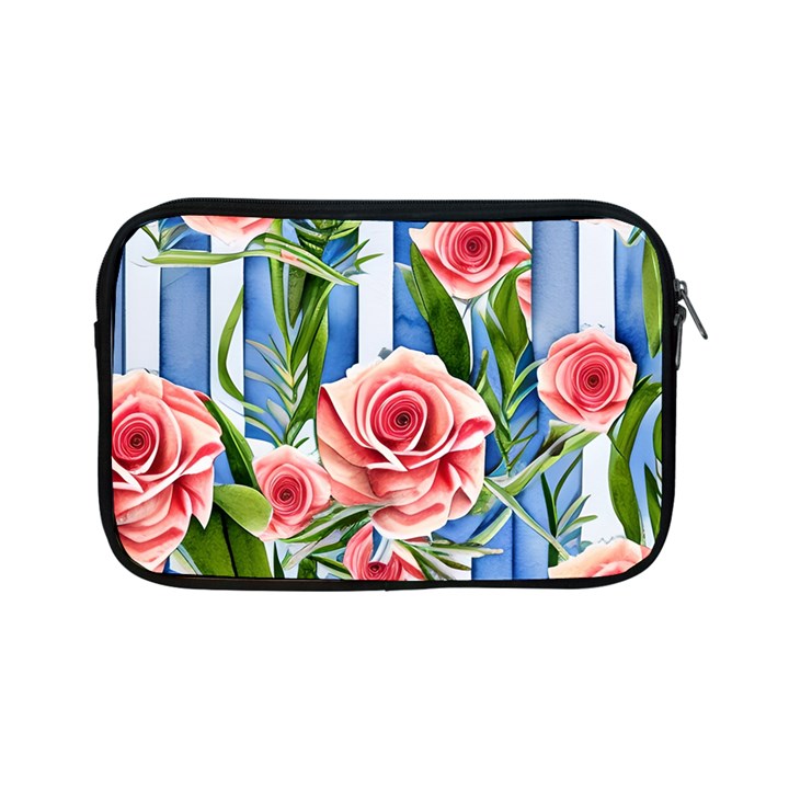 Chic watercolor flowers Apple iPad Mini Zipper Cases