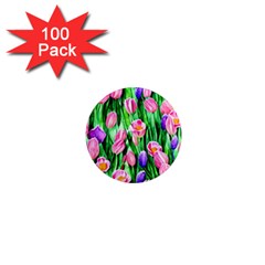 Combined Watercolor Flowers 1  Mini Magnets (100 Pack)  by GardenOfOphir