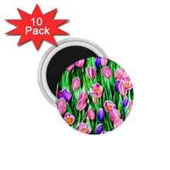 Combined Watercolor Flowers 1 75  Magnets (10 Pack)  by GardenOfOphir