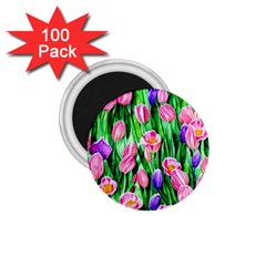 Combined Watercolor Flowers 1 75  Magnets (100 Pack)  by GardenOfOphir