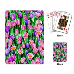 Combined Watercolor Flowers Playing Cards Single Design (rectangle) by GardenOfOphir