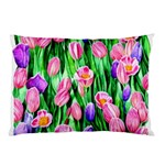 Combined watercolor flowers Pillow Case (Two Sides) Front