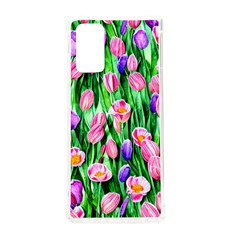 Combined Watercolor Flowers Samsung Galaxy Note 20 Tpu Uv Case by GardenOfOphir