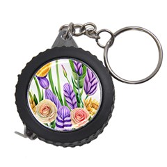 Classy Watercolor Flowers Measuring Tape by GardenOfOphir