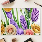 Classy watercolor flowers Cosmetic Bag (XXL) Front