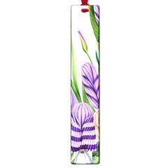 Classy Watercolor Flowers Large Book Marks by GardenOfOphir