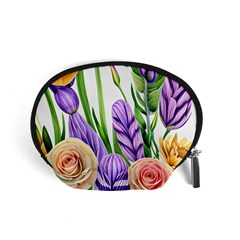 Classy Watercolor Flowers Accessory Pouch (small) by GardenOfOphir