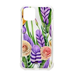 Classy Watercolor Flowers Iphone 11 Pro 5 8 Inch Tpu Uv Print Case by GardenOfOphir