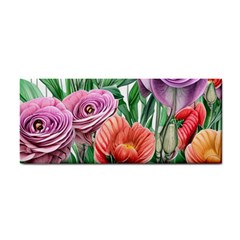 Captivating Watercolor Flowers Hand Towel by GardenOfOphir