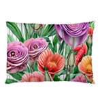 Captivating Watercolor Flowers Pillow Case 26.62 x18.9  Pillow Case