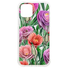 Captivating Watercolor Flowers Iphone 12/12 Pro Tpu Uv Print Case by GardenOfOphir