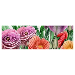 Captivating Watercolor Flowers Banner And Sign 12  X 4  by GardenOfOphir