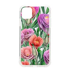 Captivating Watercolor Flowers Iphone 11 Tpu Uv Print Case by GardenOfOphir