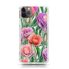 Captivating Watercolor Flowers Iphone 11 Pro Max 6 5 Inch Tpu Uv Print Case by GardenOfOphir