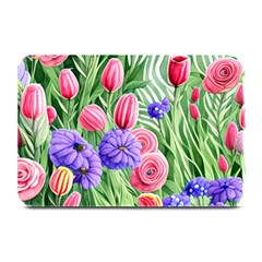 Exquisite Watercolor Flowers Plate Mats by GardenOfOphir