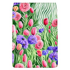 Exquisite Watercolor Flowers Removable Flap Cover (l) by GardenOfOphir