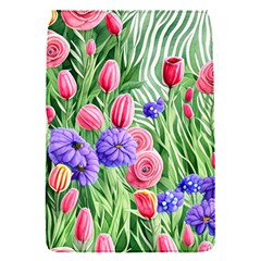 Exquisite Watercolor Flowers Removable Flap Cover (s) by GardenOfOphir