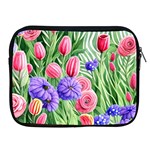 Exquisite watercolor flowers Apple iPad 2/3/4 Zipper Cases Front