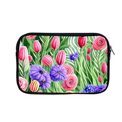 Exquisite Watercolor Flowers Apple Macbook Pro 13  Zipper Case by GardenOfOphir