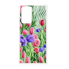 Exquisite Watercolor Flowers Samsung Galaxy Note 20 Ultra Tpu Uv Case by GardenOfOphir