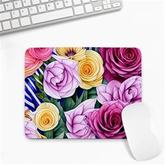 Cherished Watercolor Flowers Small Mousepad by GardenOfOphir